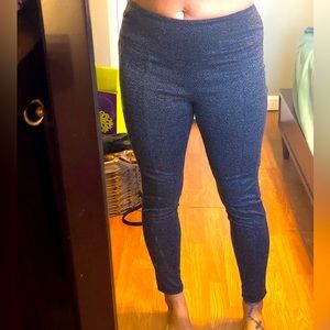 Knitted Leggings . Grey animal design